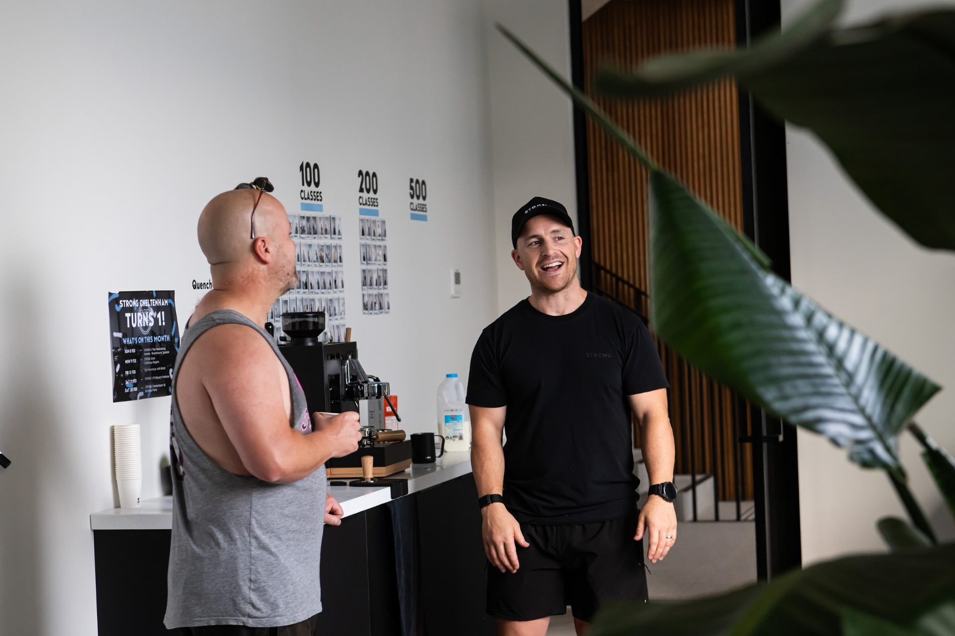 Brad coaching at the gym